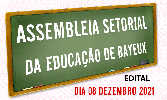 Edital Assembleia 08 Dezembro 2021